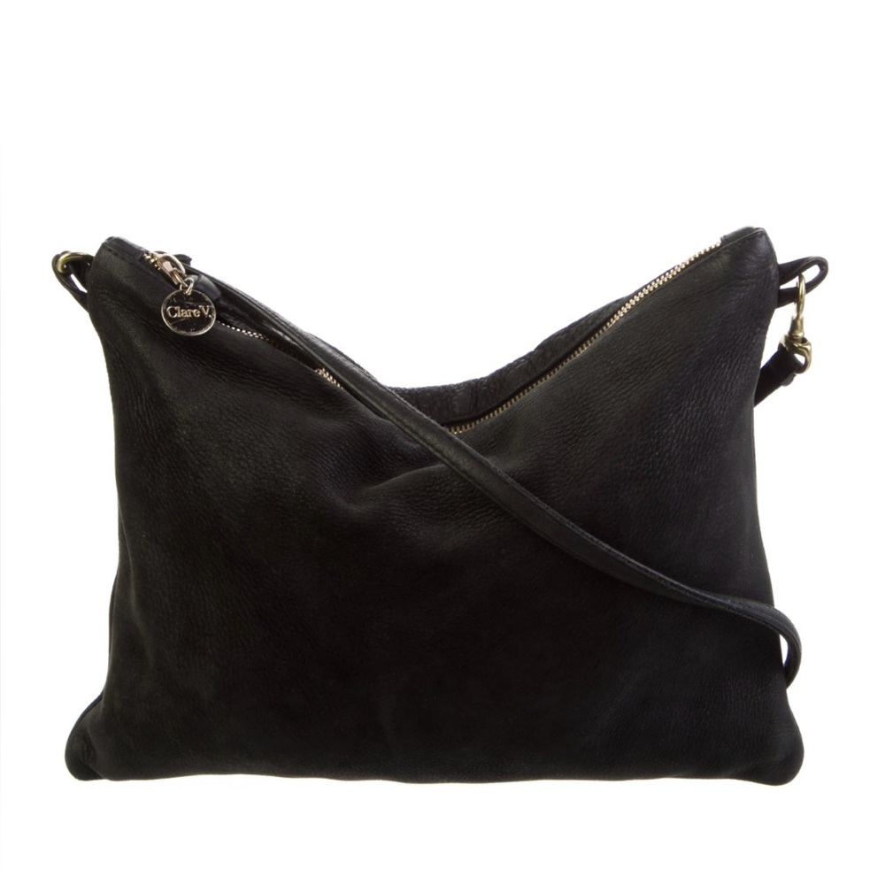 SOLD ELSEWHERE NOT FOR SALE Clare V Black Sac Bretelle. Never been used!